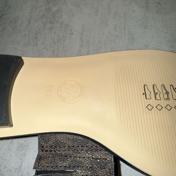 Women Michael Kors August Toe Ring Slide Sandals Size 7.5 $110 Retail - Picture 9 of 12